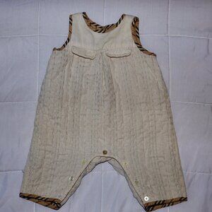 Burberry Quilted Onesie (9m)